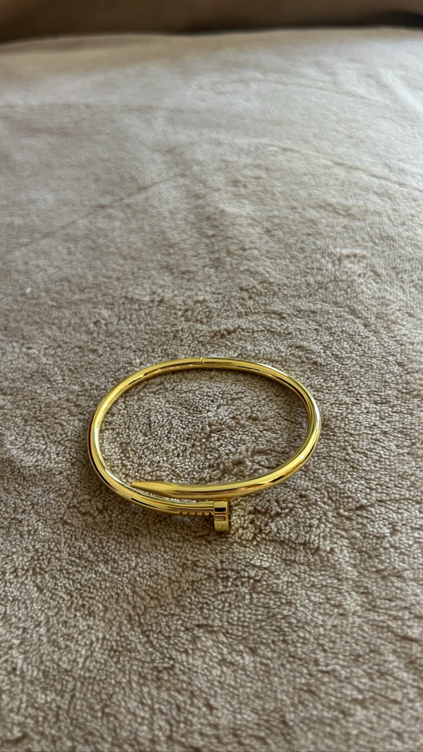 Bracelet Cartie juste un clou modèle classique taille 17 or jaune 18k – photo 3
